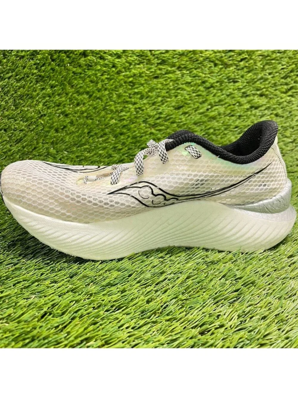Saucony Endorphin Pro 3 Womens Size 7.5 White Athletic Running Shoes Sneakers